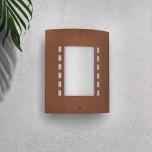 Applique Corten E27 da parete, IP54 per esterni - serie METRO Base E27