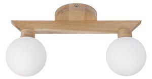 Plafoniera da soffitto ANTONIO 2xG9/5W/230V rovere/bianco