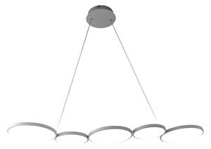 Lampadario LED a sospensione con filo OLYMPIA 5xLED/10W/230V grigio