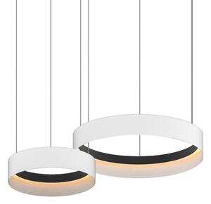 Lampadario LED a sospensione con filo ORBITA LED/72W/230V bianco/nero