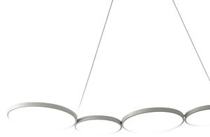 Lampadario LED a sospensione con filo OLYMPIA 5xLED/10W/230V grigio