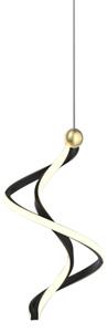 Lampadario LED a sospensione con filo COLIA LED/19W/230V nero/oro