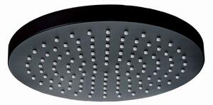 Soffione per doccia tondo finitura nera diametro 20cm | KAM-ARTE NERO - KAMALU
