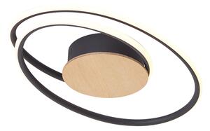 Plafoniera di design in legno con LED dimmerabile a 3 livelli - Rowan