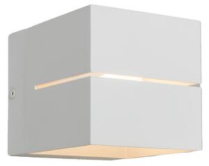 Applique da parete moderna bianca 9,7 cm - Transfer Groove