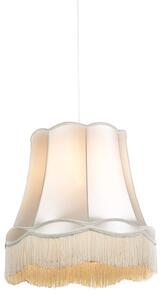 Lampada a sospensione retrò crema 45 cm - Granny