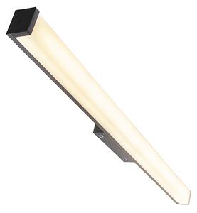 Applique da parete moderna per bagno nera 92 cm IP44 - Cascada