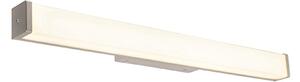 Lampada da parete moderna bagno acciaio 62 cm IP44 - Cascada
