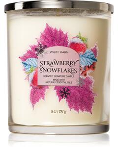 Bath & Body Works Strawberry Snowflakes candela profumata 227 g