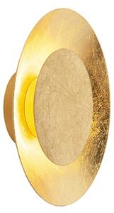 Plafoniera Art Déco oro/ottone con LED - Sun