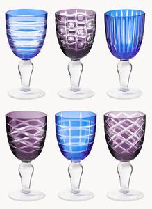 Set di 6 bicchieri da vino Cobalt