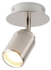 Faretto moderno per bagno in acciaio IP44 - Ducha