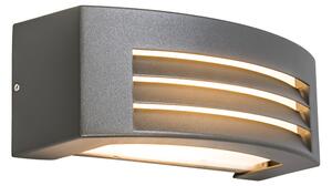Lampada da parete intelligente antracite IP44 incl. Wifi P45 - Hurricane 1