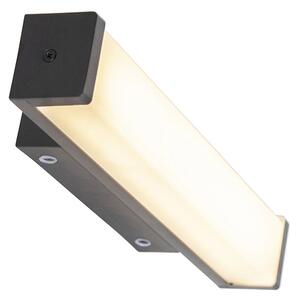 Applique da parete nera 32 cm IP44 - Cascada