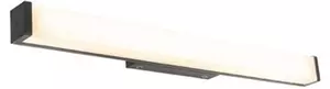 Lampada da parete moderna per bagno nera 62 cm IP44 - Cascada