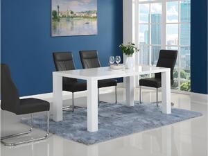 Tavolo da pranzo 6 coperti MDF laccato Bianco - MONICA
