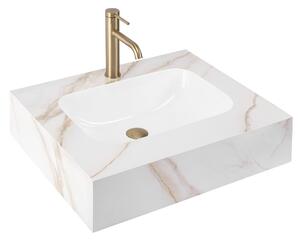 Lavabo sospeso REA Aresa Grey Gold 60