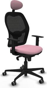 Sedia da ufficio con poggiatesta Jorquera Piqueras y Crespo 1D036G1 Rosa