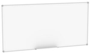 Lavagna magnetica da parete 240x120 cm, cornice in alluminio anodizzato silver e superficie in acciaio preverniciato