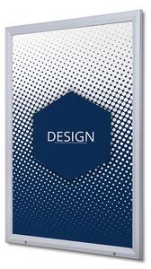 Bacheca porta poster da esterno 100x140 cm con anta in vetro temperato ESG, struttura in alluminio e certificazione IP56