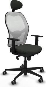 Sedia da ufficio con poggiatesta Jorquera Piqueras y Crespo 1D036G1 Nero
