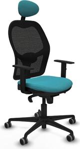 Sedia da ufficio con poggiatesta Jorquera Piqueras y Crespo 1D036G1 turchese