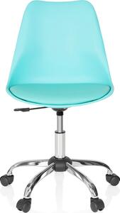 Sedia da ufficio, girevole, FANCY PRO turchese