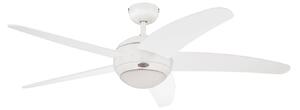 Plafoniera Westinghouse, Bendan, Bianco, Soggiorno, Legno, Moderno