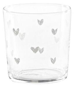 Set 2 Bicchieri in vetro temperato Tapp. Cuori 35.5 cl - Simple Day