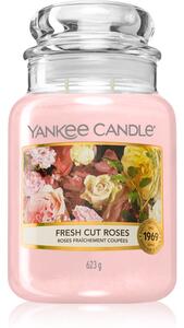 Yankee Candle Fresh Cut Roses candela profumata Classic piccola 623 g