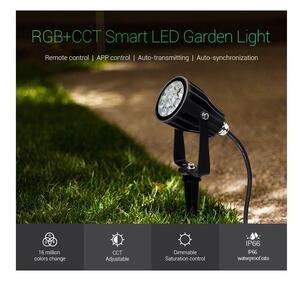 Faretto LED a Picchetto 6W RGB+CCT, IP66, Sinc. Aut., WiFi - Mi-Light Colore RGB+CCT