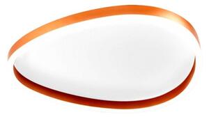 Plafoniera moderna gea luce ecaris pm fecpa2 led arancio alluminio silicone - Gea Luce