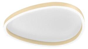 Plafoniera moderna gea luce ecaris pm fecpbe2 led beige alluminio silicone - Gea Luce