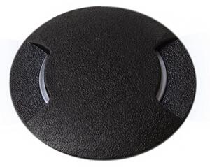 Faretto incasso tondo calpestabile biemissione top light capri small ca tb9 ne gu10 led cct ip67 230v nero resina - Top Light