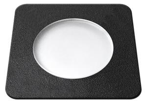 Faretto incasso calpestabile quadrato top light capri ca qd9 ne gu10 led cct ip67 230v nero resina - Top Light