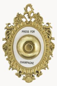 Decorazione da parete color champagne Bell Press