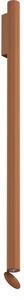 Flauta Riga Applique da Parete H1000 Anodizzato Rame