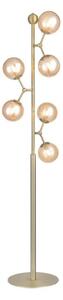 Lampada da terra Halo Design, Dorato / Ottone, Soggiorno, Metallo