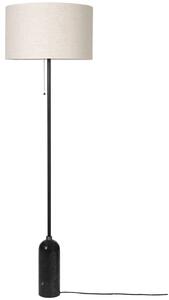 Lampada da terra GUBI, dimmerabile, Nero, Soggiorno, Marmo