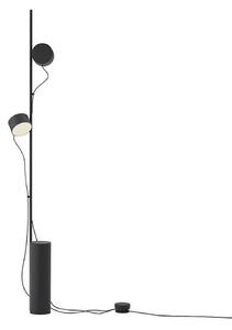 Lampada da terra Muuto, dimmerabile, Nero, Soggiorno, Metallo