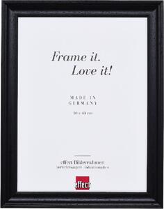 Cornice per foto in legno massiccio Effect Profilo 2420 Nero 45x80 cm con vetro antiriflesso