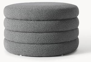 Pouf XL contenitore in bouclé Alto