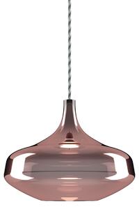 Lampada a sospensione Lodes, dimmerabile, Dorato / Ottone, Soggiorno, Vetro