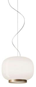 Lampada a sospensione Foscarini, Dorato / Ottone, Sala da pranzo, Vetro