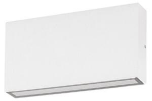 Applique moderno gea led ges2210 led ip65 alluminio bianco biemissione - Gea Led