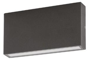 Applique moderno gea led ges2211 led ip65 alluminio antracite biemissione - Gea Led