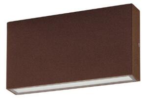 Applique classico gea led ges2212 led ip65 alluminio marrone biemissione - Gea Led