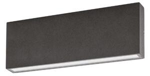 Applique moderno gea led ges2214 led ip65 alluminio antracite biemissione - Gea Led
