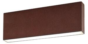 Applique classico gea led ges2215 led ip65 alluminio marrone biemissione - Gea Led