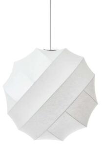 Lampada a sospensione Pholc, Bianco, Sala da pranzo, Tessuto / Tessile